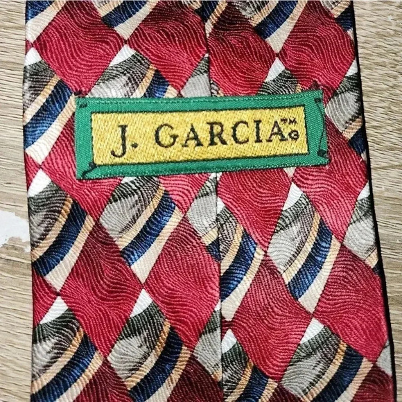 Lot of 3 Designer Silk Ties! Vintage Harve Benard + Pierre Cardin + J. Garcia - Picture 3 of 9